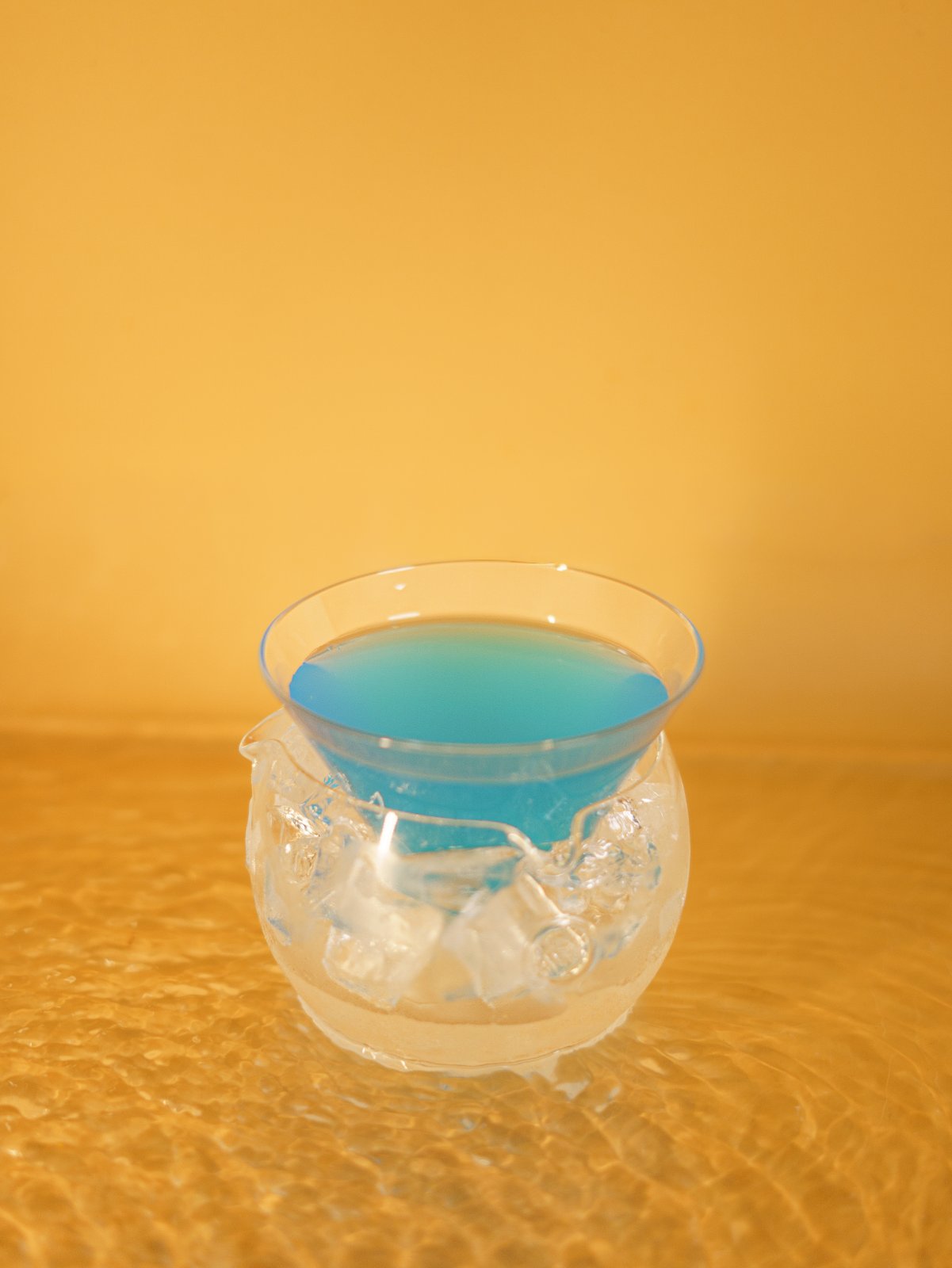 Double Bowl Cocktail Glass