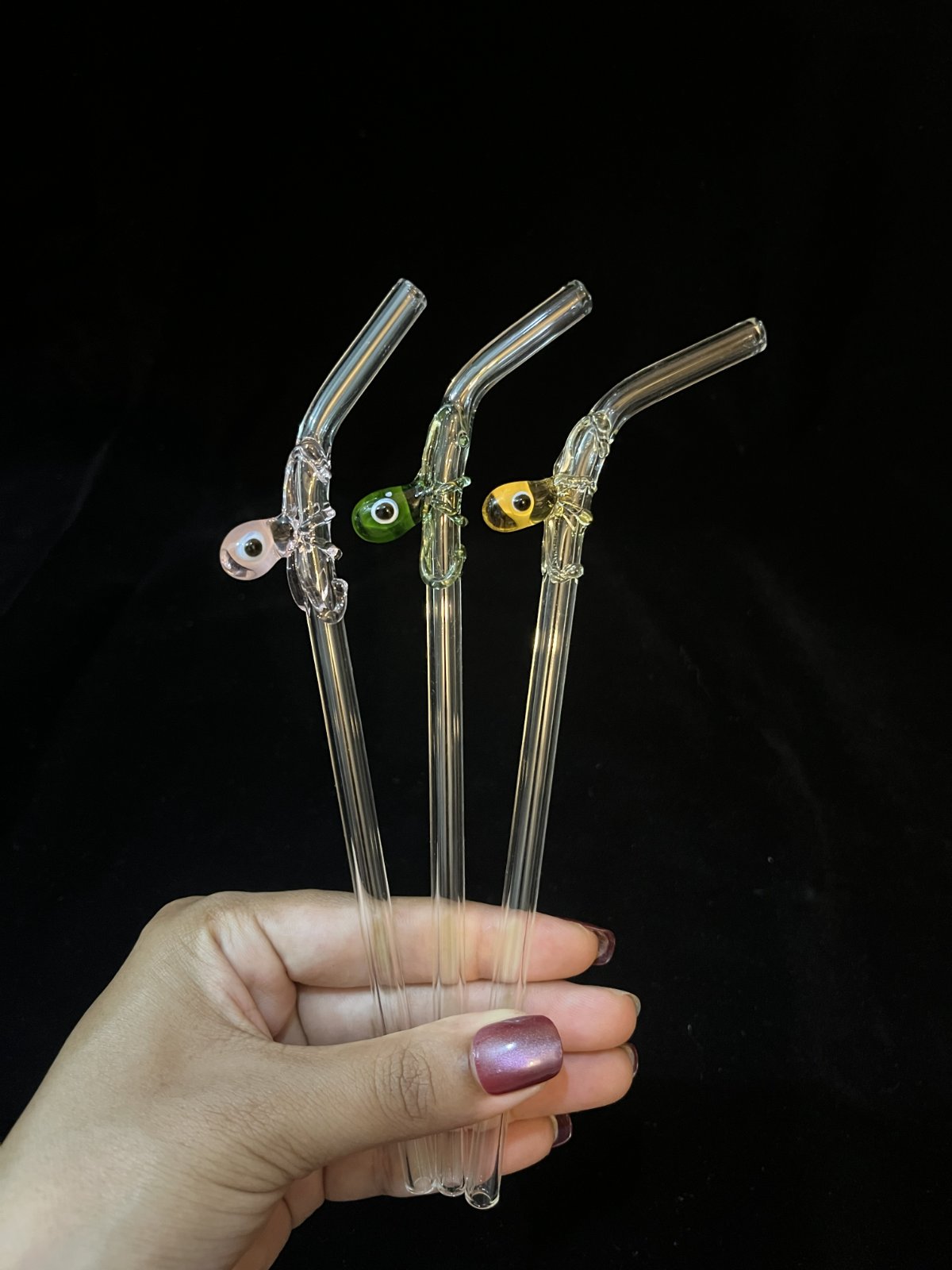 Octopus Glass Straw (Set of 3)