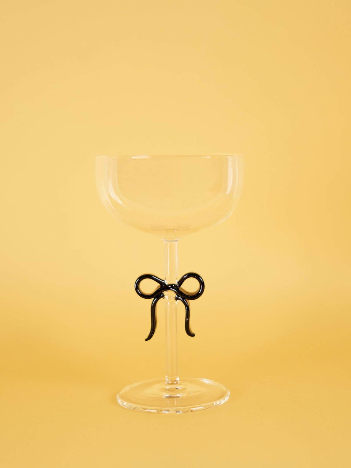 Bow Stem Coupe Glass
